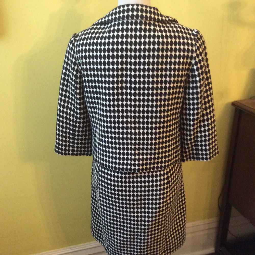 Ann Taylor LOFT Classic Black & White Suit Dress Size 8P - Picture 4 of 16